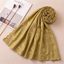 Cotton Embroidered Dupatta - Antique Gold