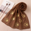 Embroidered Chiffon Scarf | Gilded Petal Dupatta
